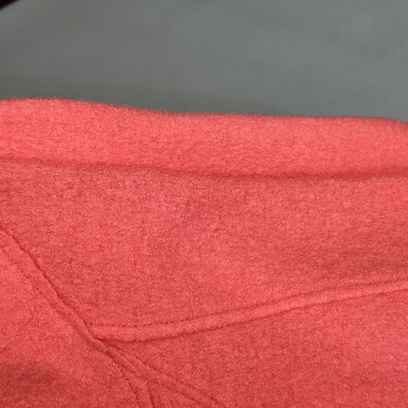 J. Crew Women's Daphne Topcoat Size 4 Coral Italian Boiled Wool J4864 - Picture 3 of 11